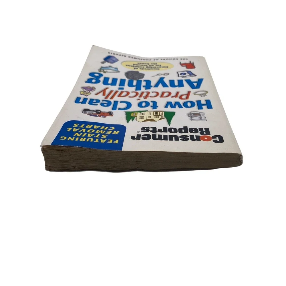 How‎ To Clean Practically Anything Paperback Book By Consumer Reports